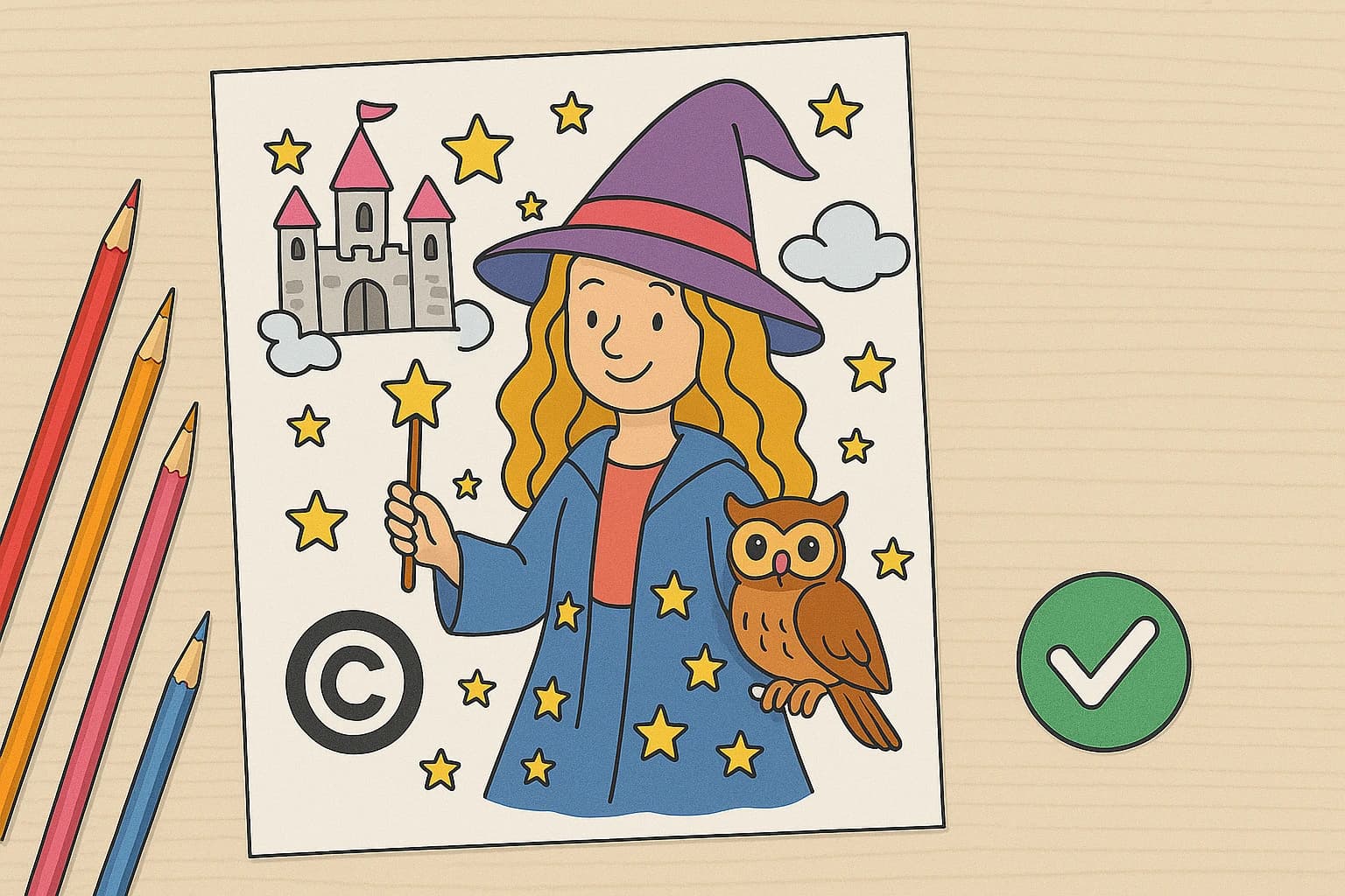 Coloring Pages from Favorite TV Shows, Cartoons, or Books (Legally!)